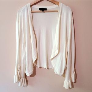 Lane Bryant ivory cardigan size 26/28